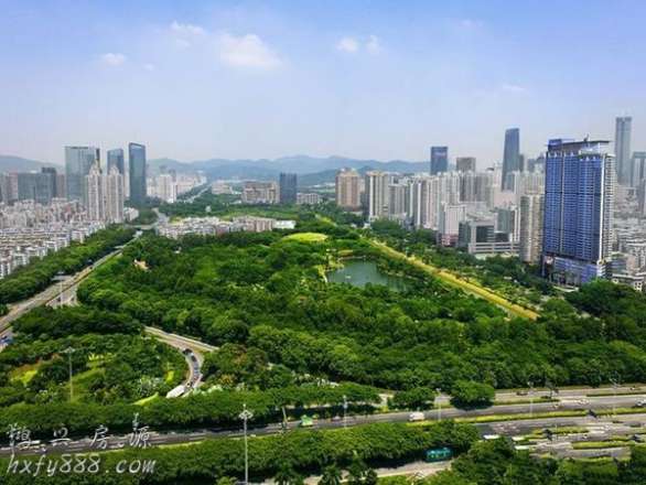 近深圳中心公园，尽享城市“绿肺”生态资源，享有香港河